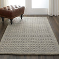 Nourison Perris Solid Charcoal 3'9" x 5'9" Area Rug, (4x6)