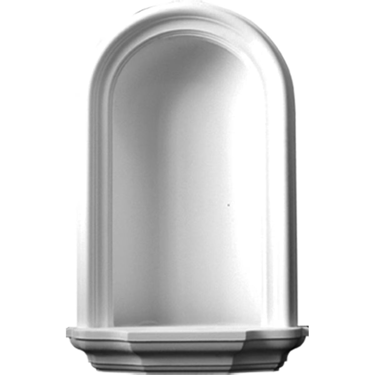 Ekena Millwork 16 5/8"W x 27 1/2"H x 7 3/8"D Traditional Wall Niche (RO: 12 1/2"W x 23 1/2"H x 3 7/8"D)