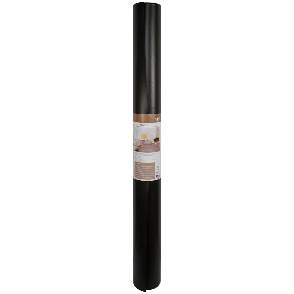 MSI Mititec 200 sq. ft. 5 ft. x 40 ft. x 1 mm Polypropylene Acoustical Underlayment for Glue Down Luxury Vinyl Flooring.