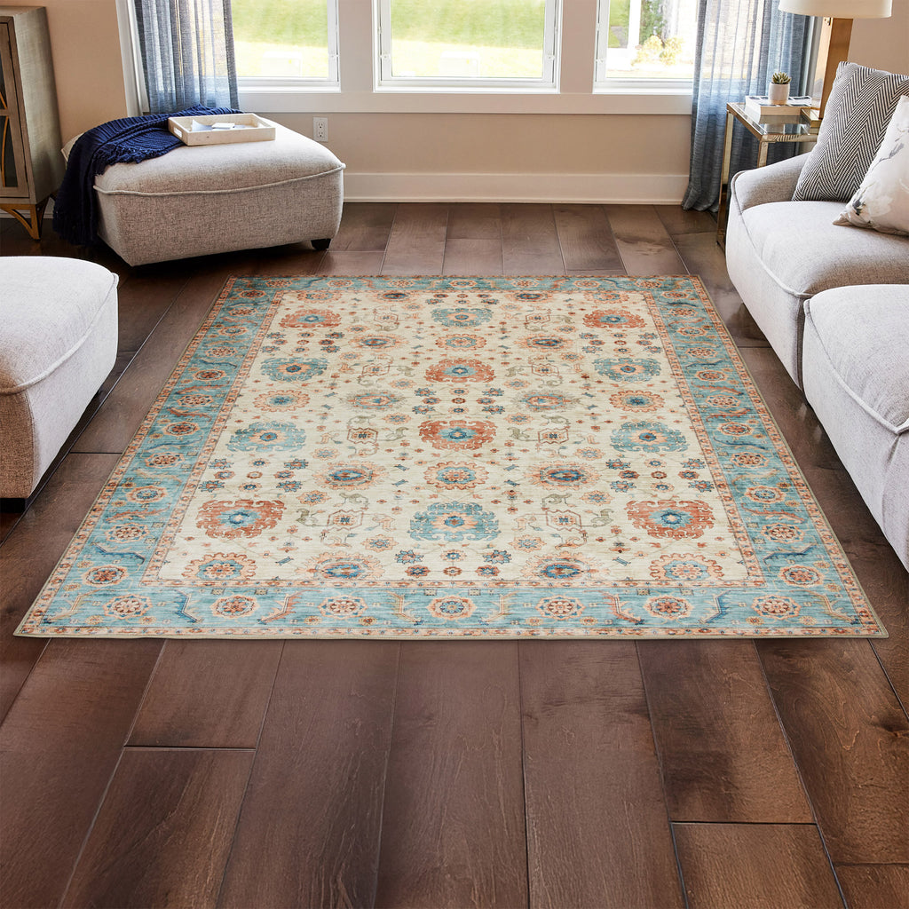 Wyatt & Ash Washable Indoor Area Rug, Dalileh 7'10' x 10'