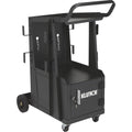 Klutch 2-Tier Welding Cart with Locking Cabinet, 31-1/2in.L x 16-1/8in.W x 28in.H