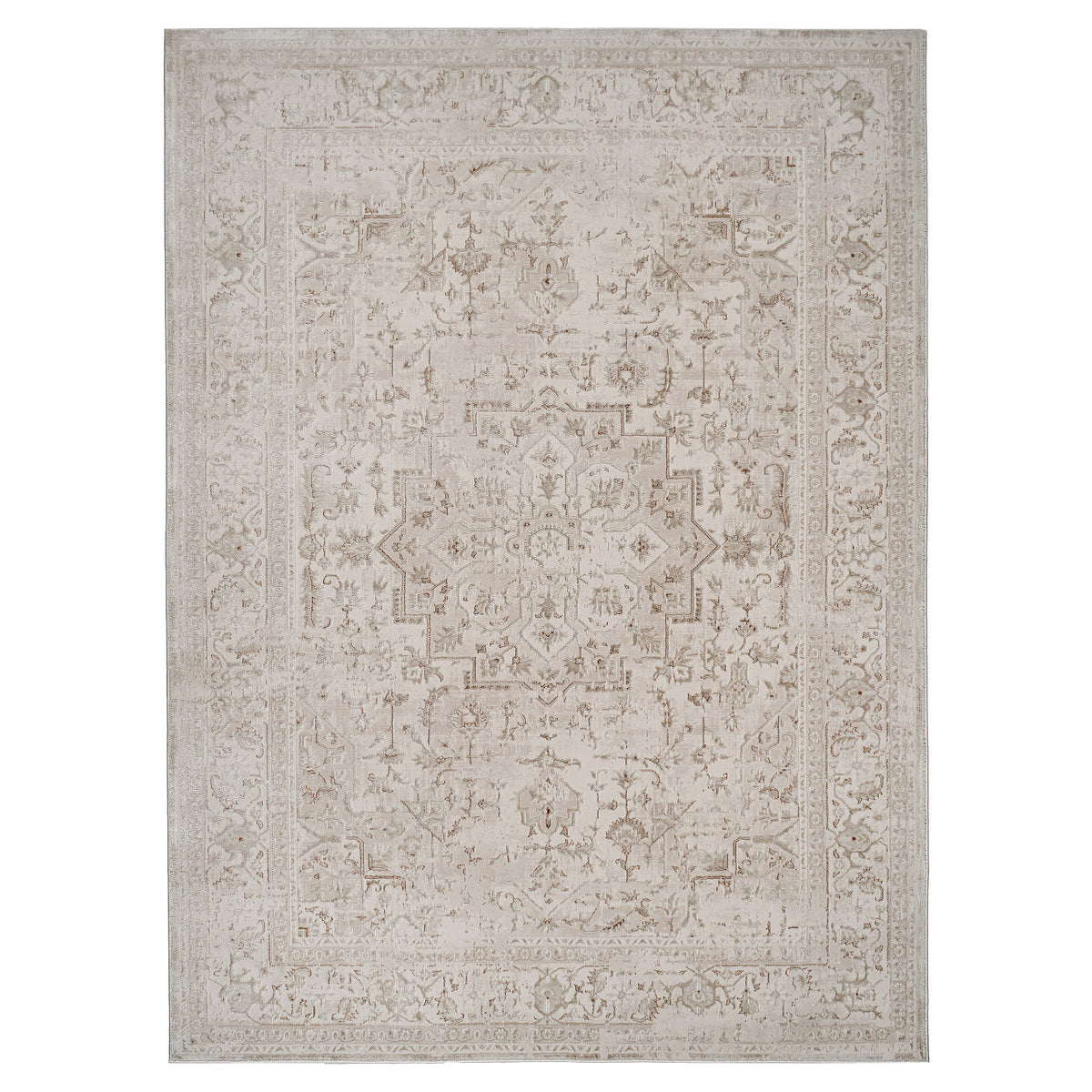 Divina Area Rug, Onida Cream, 6'6" x 9'