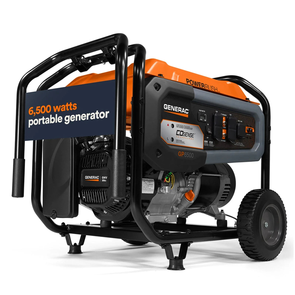 Generac 8125/6500 Watt Portable Generators.
