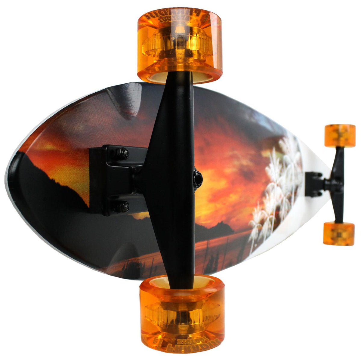 Longboard Paradise White Sunset 9,5" x 39,5"
