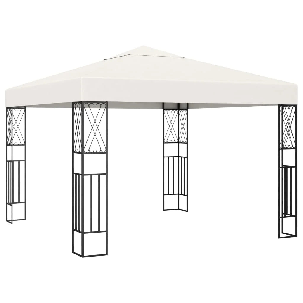 vidaXL 118.1" x 157.5" Taupe Elegant Outdoor Canopy