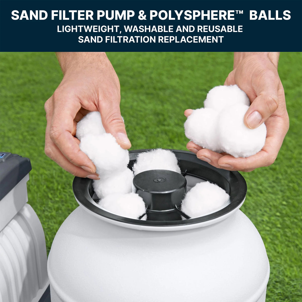 Piscine hors-sol rectangulaire Bestway APX 365 de 31 pi 4 po x 16 pi x 52 po