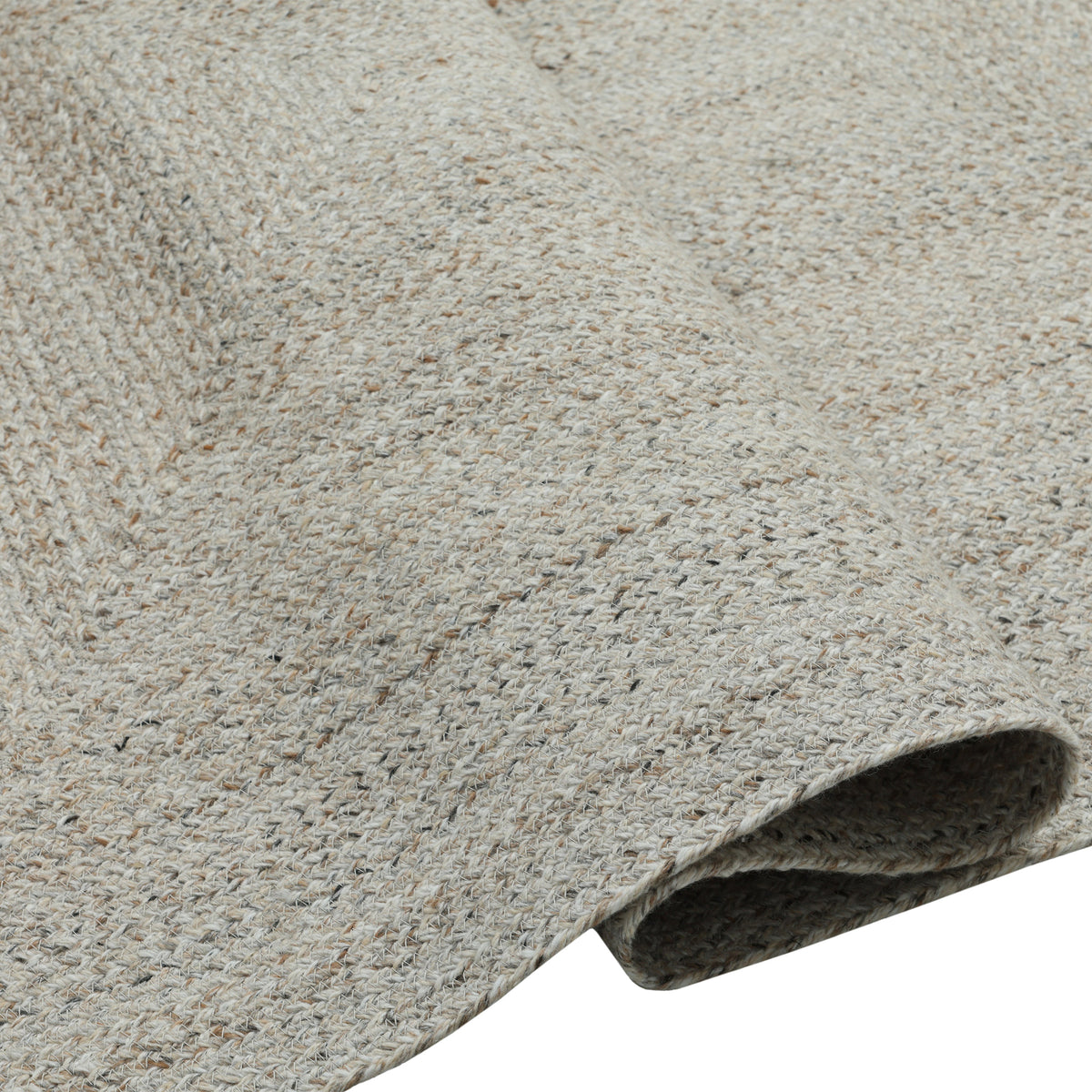 Obeetee Layla Braided Area Rug, Tan, 7'9' x 9'9'