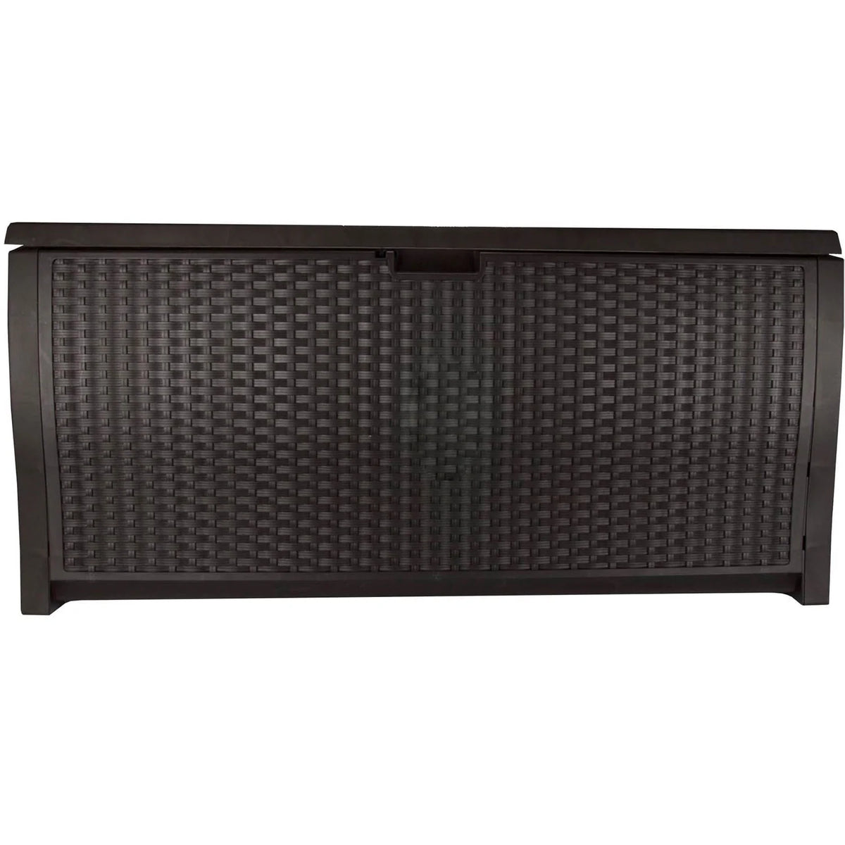 Coffre de rangement en résine Suncast de 99 gallons - Brun moka - DBW9200 - 52 po P x 27,5 po H x 27,6 po L