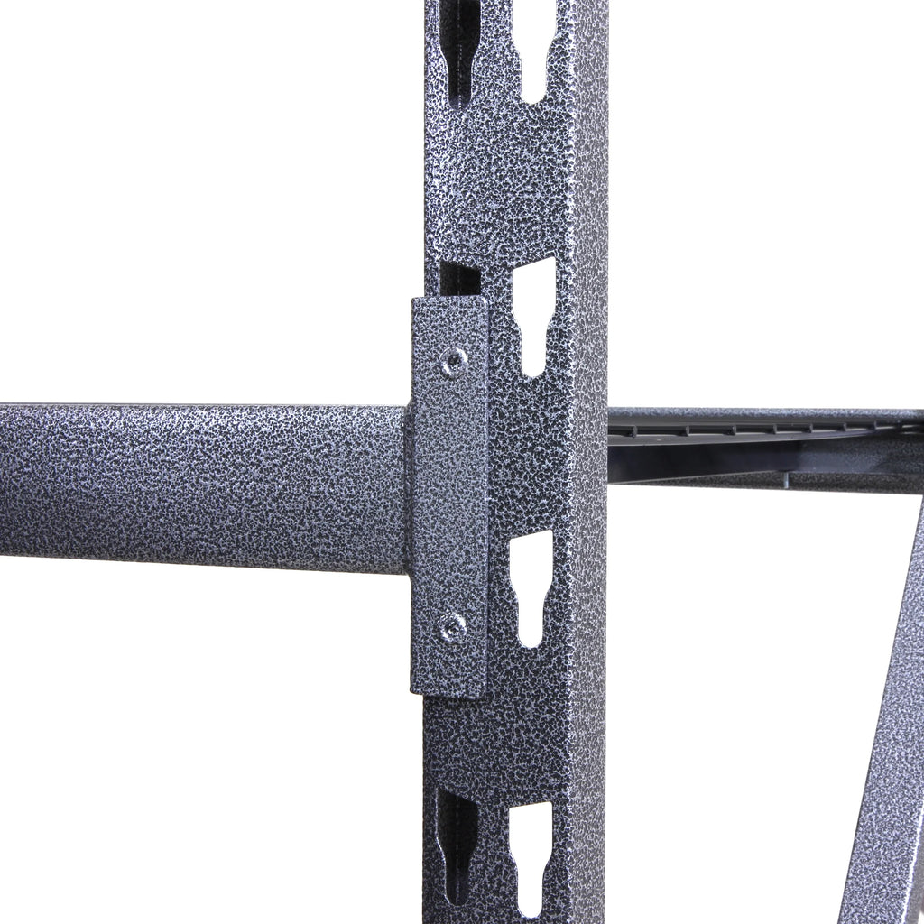 Stronghold Garage Gear by Shin Crest Steel 4-Tier Storage Rack 72"H x 24"D x 77"W, 1000lb per shelf