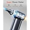 WOLFBOX MF100 Electric Air Duster-150000RPM Super Power Cordless Air Duster, Rechargeable Brushless Motor Durable Blower, 3-Gear Adjustable Dust Blower for Computer, Keyboard, Outdoor, House and Car
