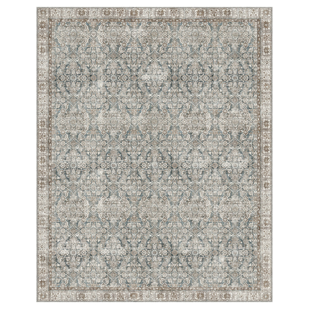 Apache Chenille Area Rug, Celyse Blue, 8' x 10'