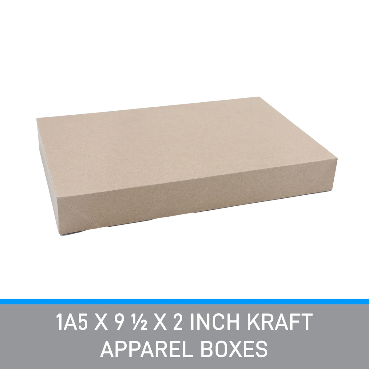SSWBasics 15 x 9 x 2 inch Kraft Apparel Boxes - Case of 100