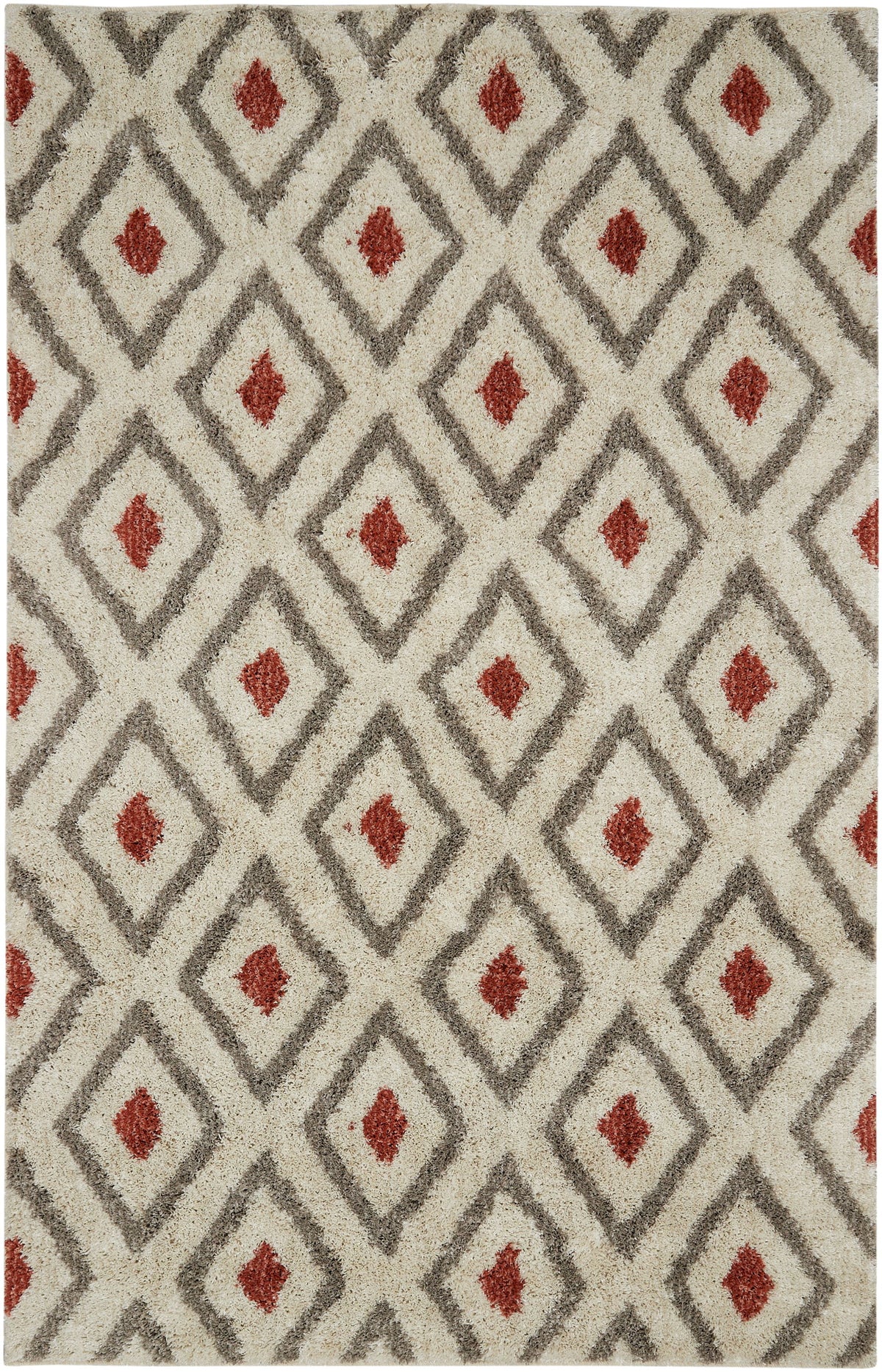 Mohawk Laguna Tribal Diamond Coral Area Rug, 5' x 8'