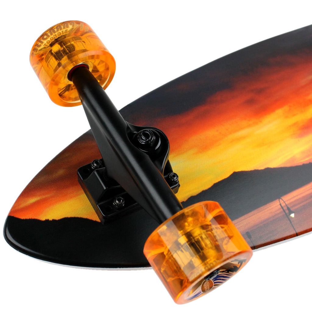 Longboard Paradise White Sunset 9,5" x 39,5"