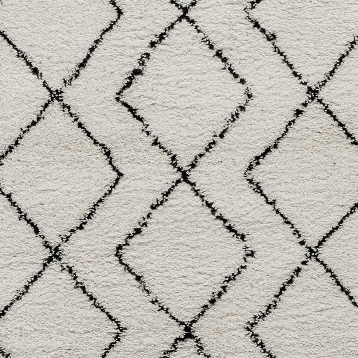 Flash Furniture Rectangular Bohemian Ivory Area Rug, 5' x 7'