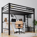 SHA CERLIN Junior Loft Bed Twin Size Heavy Duty Twin Bed Frame