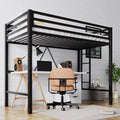 SHA CERLIN Junior Loft Bed Twin Size Heavy Duty Twin Bed Frame