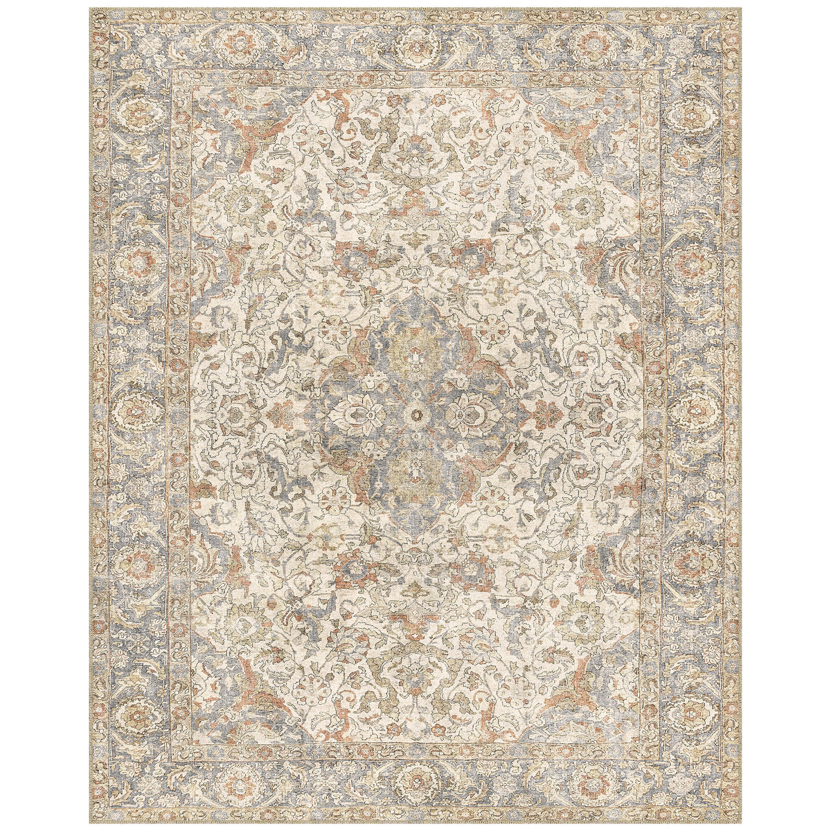 Apache Chenille Area Rug, Rosetta Beige, 8' x 10'