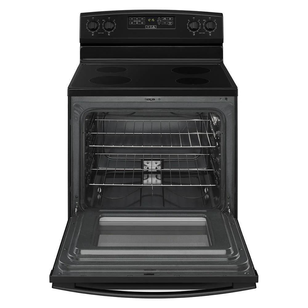 Brand New Amana(R) AER6303MFW - Freestanding 30" Electric Range - White - with Extra Large Oven Window 46" H x 27" D x 29" W