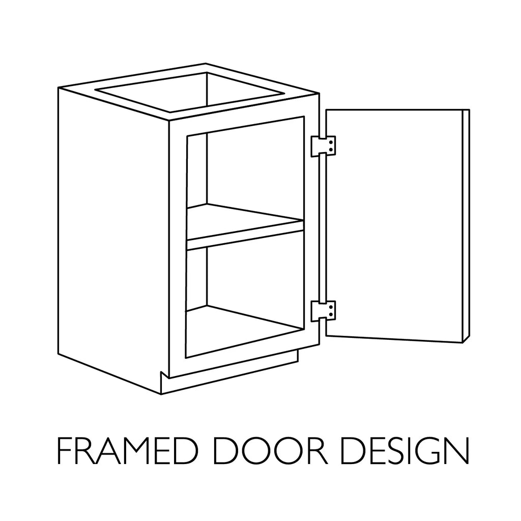 Design House Brookings Assembled Shaker Base Kitchen Cabinet (27" x 34.5" x 24", Sherwin Williams White