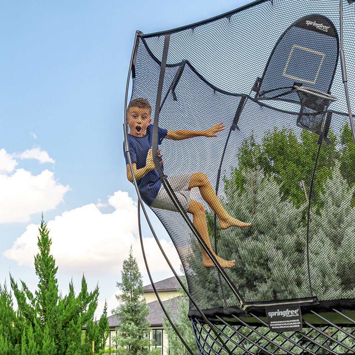 Springfree 11' x 13' Jumbo Rectangle Trampoline Bundle