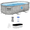 Bestway Power Steel Swim Vista 14' x 8'2" x 39.5" Above Ground Pool Set