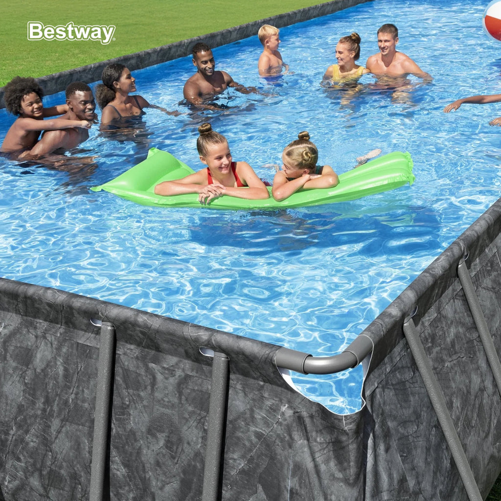 Piscine hors-sol rectangulaire Bestway APX 365 de 31 pi 4 po x 16 pi x 52 po