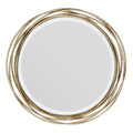 Miroir mural décoratif rond en métal Better Homes & Gardens, 17,13 x 17,13 x 3,15 pouces