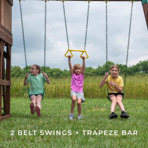 Backyard Discovery Skyfort III Swing Set