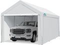 Advance Outdoor 10 x 20 x 95-11 White Heavy Duty Carport