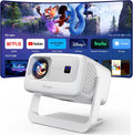 3000+ Licensed Apps/Live TV/HDR10+/50W DoIby Audio Smart 4K-Projector with WiFi