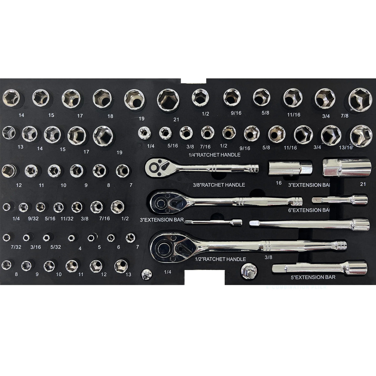 Seizeen Heavy Duty Universal Mechanic Tool Set, Metal Black, 19.7"x 10.6" x 13.86", 339 Count