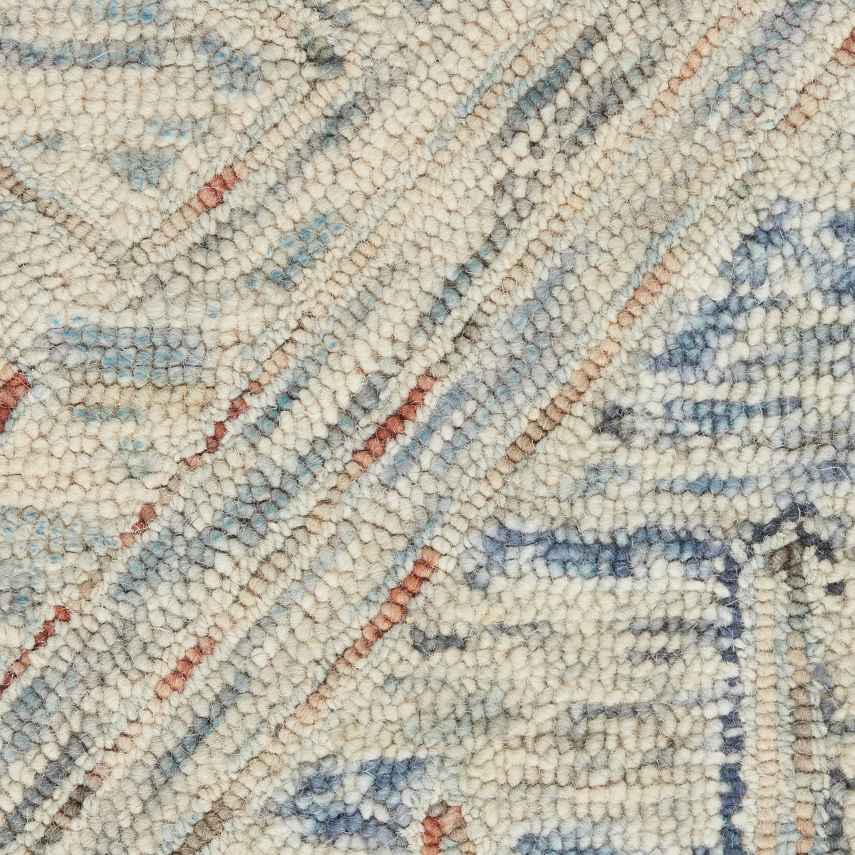 Tapis Nourison Linked Rustic Bohemian bleu/multicolore, 8 pi x 10 pi 6 po (8 pi x 11 pi)