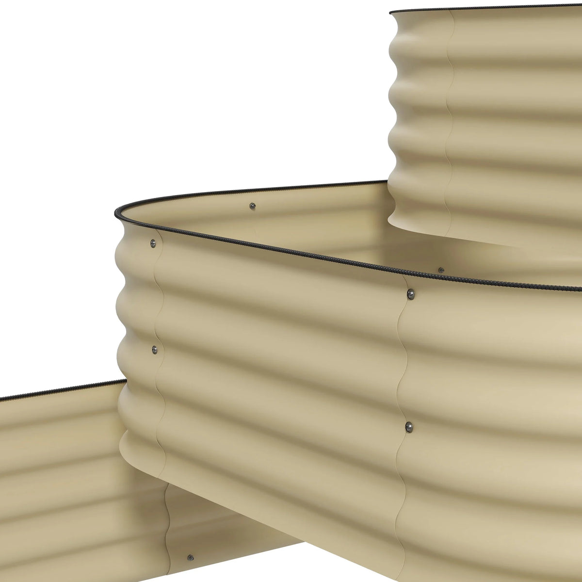 Outsunny 3-Tier Raised Garden Bed 62.25" x 43" x 32.25" Planter Set, Green
