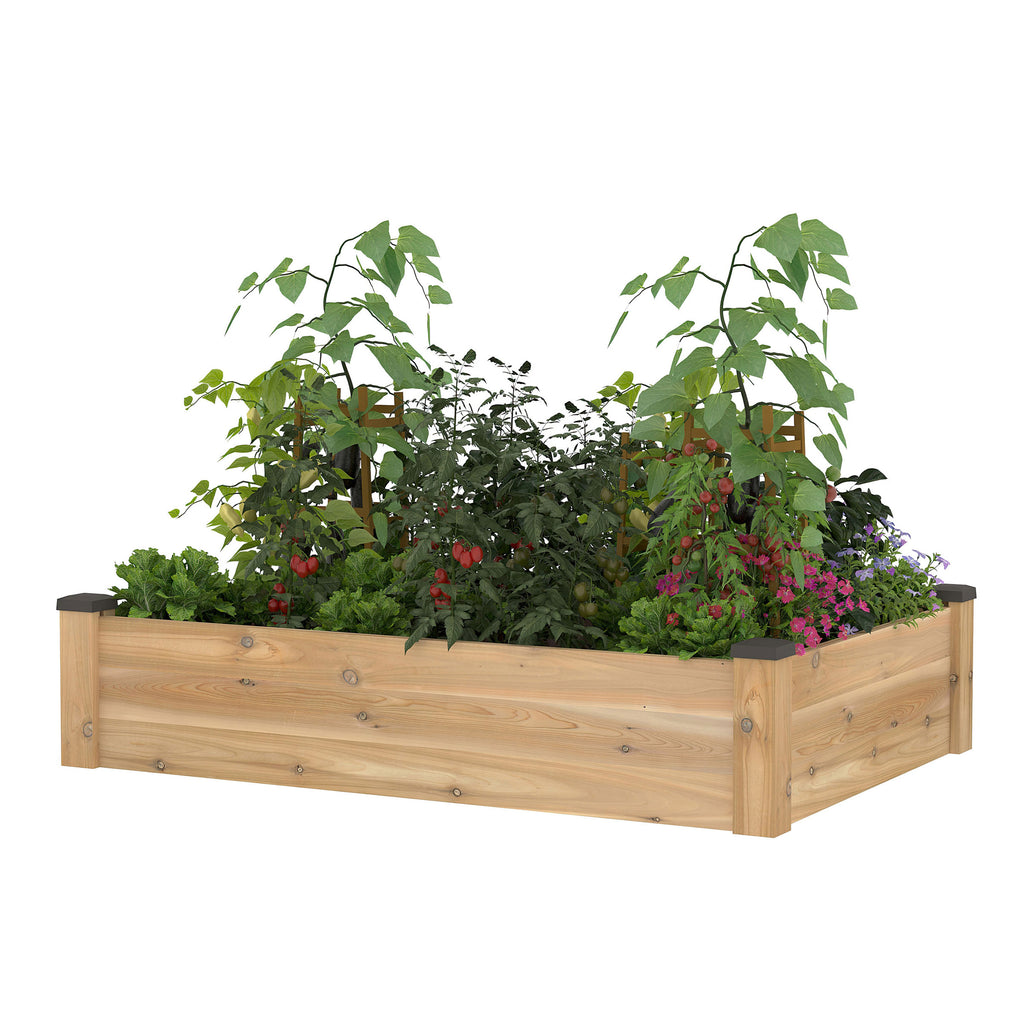 CedarCraft Raised Garden Bed 33 x 49 x 11"