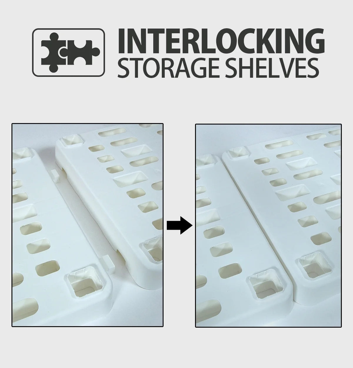 Oskar Plastic Storage Shelves 5-Tier Garage Organizer 74"H x 36"W x 18"D, White 750lb Capacity