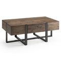 Magnussen Prescott Modern 48" x 24" Coffee Table in Rustic Honey