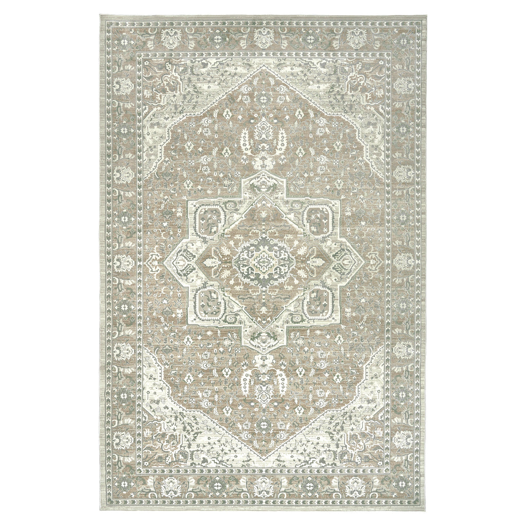Sasha Area Rug, Adryan Beige Green, 8'8' x 13'