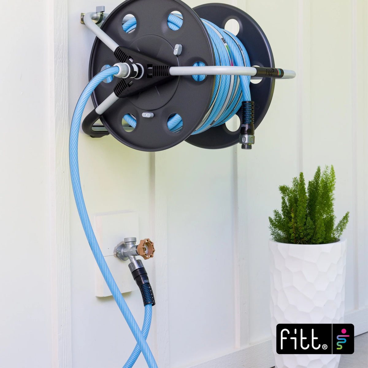 FITT Quantum Hose Reel with 100ft x 5/8 Hose