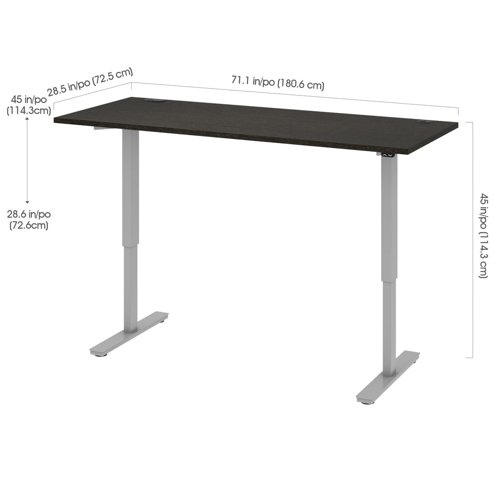 Bestar Upstand 30' x 72' Adjustable Height Desk