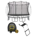 Springfree 13' x 13' Square Backyard Trampoline with Accessories, Black