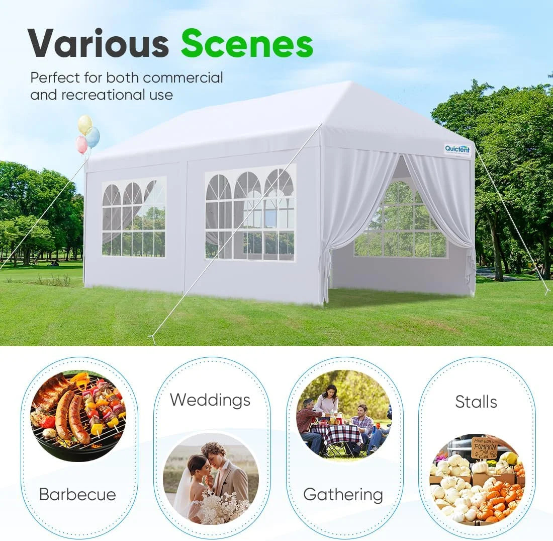 Quictent 10'x 30' Party Tent Gazebo Wedding Canopy
