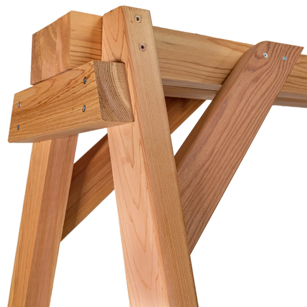 All Things Cedar AF72 Swing Frame - 6ft Premium Outdoor Swing Stand - 70L x 48W x 68H