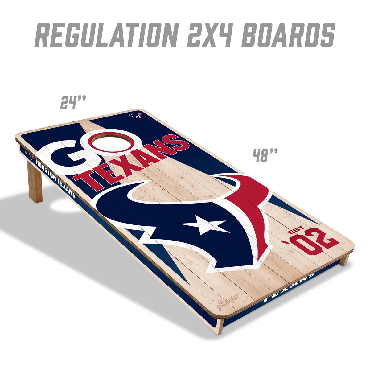 YouTheFan NFL Buffalo Bills 2' x 4' Cornhole Game