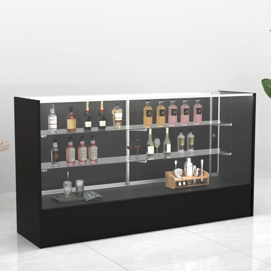 48" L x 38" H x 18" P - vitrine d'exposition pleine vision