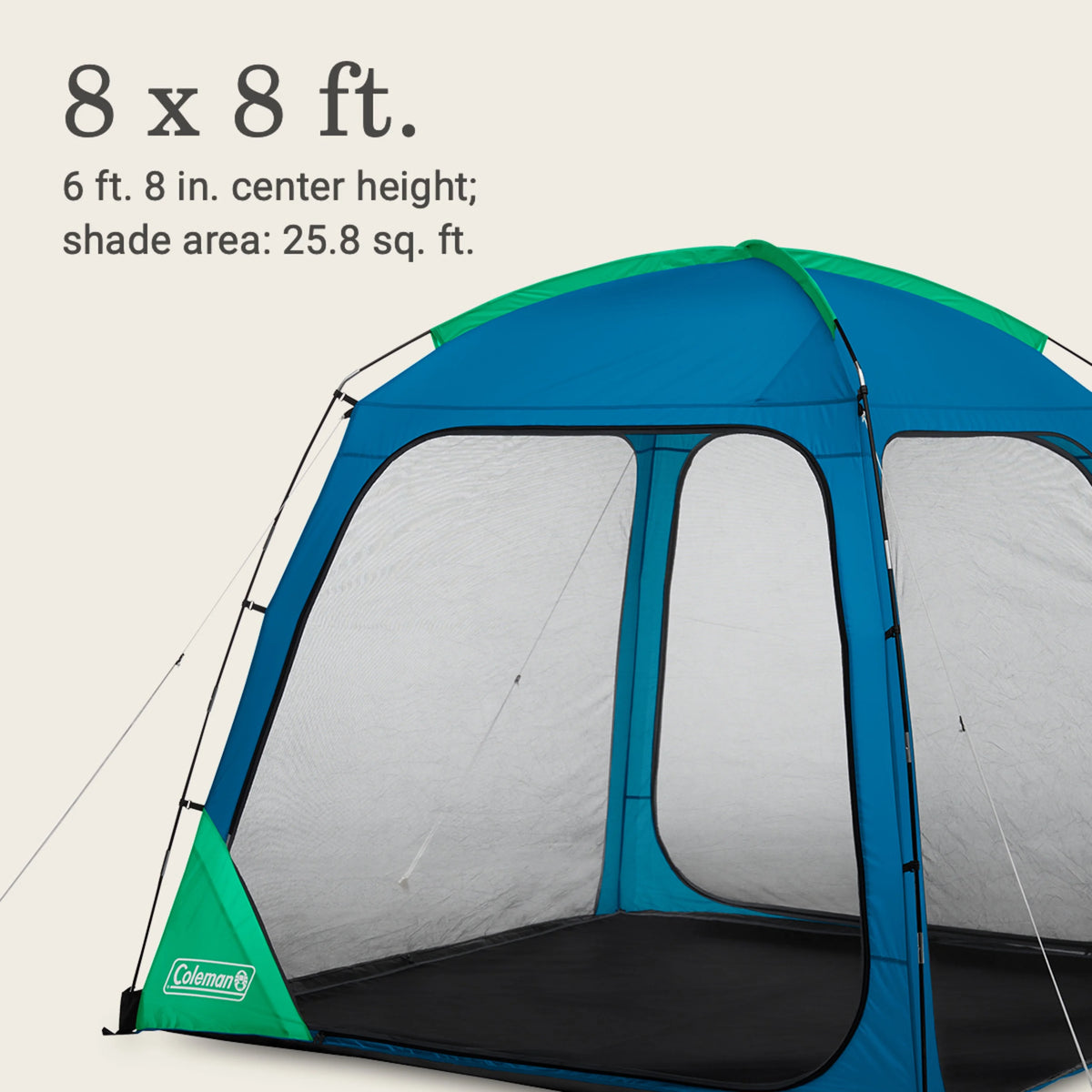 Tente dôme Coleman Skyshade 8 x 8 avec moustiquaire