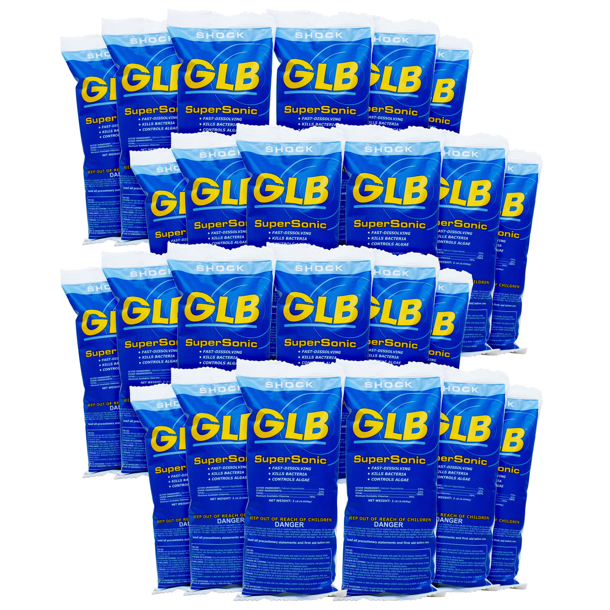 GLB Supersonic Shock - 24 x 1 Lb Bags