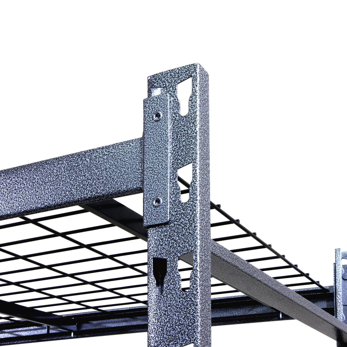 Stronghold Garage Gear by Shin Crest Steel 4-Tier Storage Rack 72"H x 24"D x 77"W, 1000lb per shelf