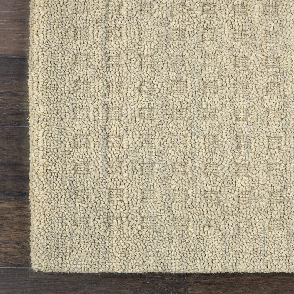 Nourison Perris Solid Charcoal 3'9" x 5'9" Area Rug, (4x6)