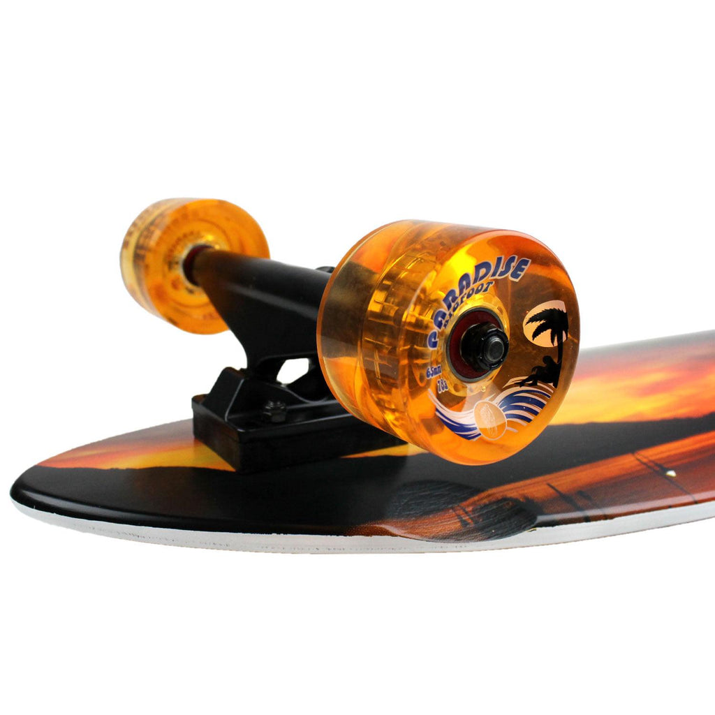 Longboard Paradise White Sunset 9,5" x 39,5"